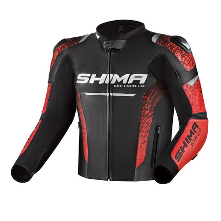 Kurtka skórzana SHIMA STR 2.0 red