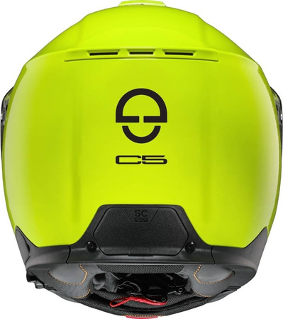 Kask SCHUBERTH C5 glossy fluo yellow + interkom 